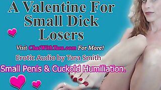 A Valentines For Small Dick Loser SPH Small PenisCuckold Приниження Еротичний аудіо від Тари Сміт