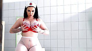 Роговий медсестра колготки фетиш