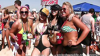 Техаська пляжна вечірка - любителі публічно блимають