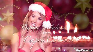 Порнозірка Капрі Каванні вітає вас із Різдвом Христовим